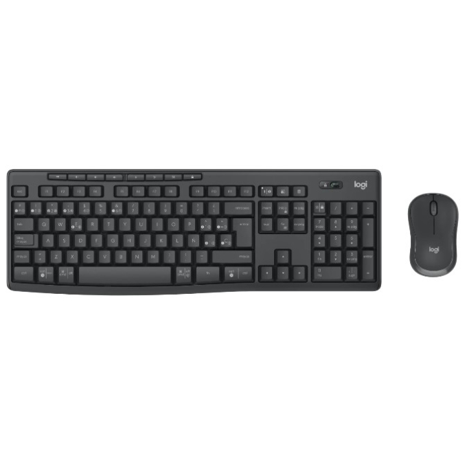 Combo Teclado y Mouse Inalambrico Logitech MK370 for Business Espa?ol Graphite 920-012063 / Logitech