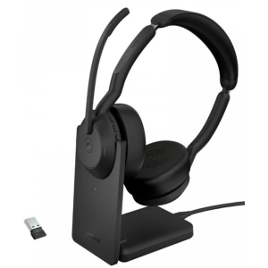 Audifonos con Microfono Jabra Evolve2 55 Link380a MS Stereo con Base 25599-999-989 / Jabra
