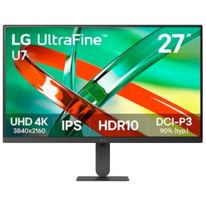 Monitor LG UltraFine U7 27pulgadas 3840x2160 4K UHD IPS 60Hz FreeSync HDMI DisplayPort Negro / LG