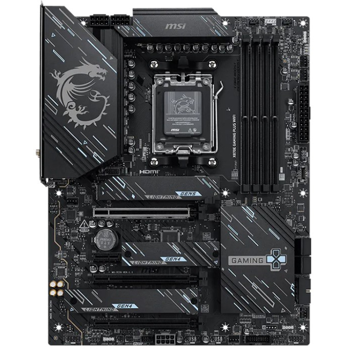 Placa Madre MSI X870E Gaming Plus WiFi AMD X870E AM5 DDR5 ATX / MSI