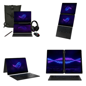 Laptop Asus Rog Zephyrus Duo, Intel Ultra9 386h, Memoria RAM 64 GB DDR5, Disco Solido 2 Tb SSD, Video Nvidia Rtx 5049 24G, Pantalla Tactil 16pulgadas 3K OLED Touch, Gamer / Asus