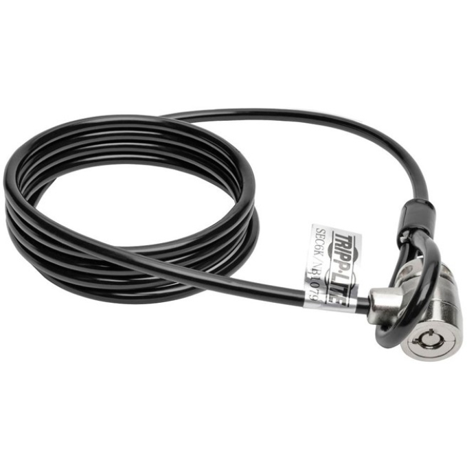 Cable de Seguridad para Laptop con Llave Tripp-Lite SEC6K 1.83 m Negro / TRIPP-LITE