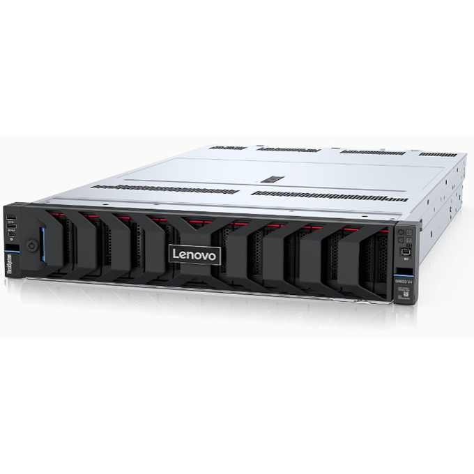 Servidor Lenovo ThinkSystem, Intel Xeon 6505P 12C hasta 4.1GHz, 48MB Cache, Memoria RAM 32GB, SR650 V4 / Lenovo