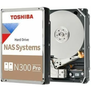 Disco Duro Toshiba N300 Pro 22TB 3.5pulgadas SATA 6Gb/s 7200RPM CMR NAS HDWG82CXZSTB / Toshiba
