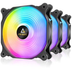 Kit de 3 Ventiladores Antec F12 Racing ARGB 0-761345-77760-5
