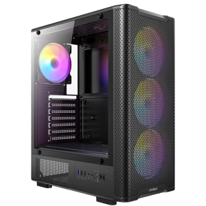 Case Antec VX310 ARGB, Mid Tower, 4 ARGB, Vidrio Templado, ATX, Micro ATX, ITX, 0-761345-10232-2 / ANTEC