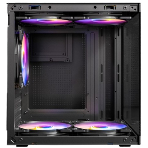 Case Antec VCX10M ARGB, Mini Tower, 5 ARGB, Vidrio Templado, Micro-ATX, ITX, 0-761345-10221-6 / ANTEC
