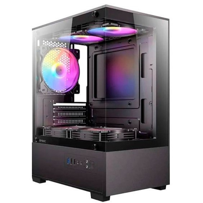 Case Antec VCX100M ARGB, Mini Tower, 5 ARGB, Vidrio Templado, 0-761345-10223-0 / ANTEC