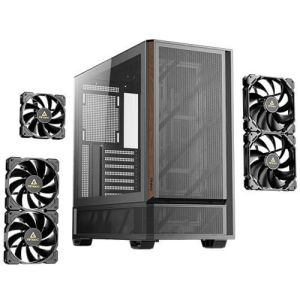 Case Antec P30 Air Black, Mid Tower, 5 Ventiladores, Vidrio Templado, ATX, Micro ATX, ITX, 0-761345-10255-1 / ANTEC