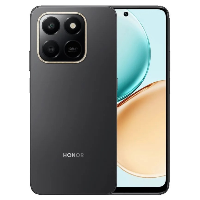 Celular Honor X7D 6GB RAM 256GB 108MP, Velvet Black, Dual SIM / HONOR