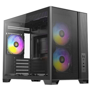 Case Antec FLUX M, 6 Ventiladores, Vidrio Templado, Micro ATX, ITX, 0-761345-10253-7