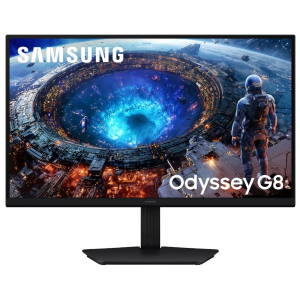 Monitor Samsung Odyssey G8 27 5K 5120x2880 180Hz, QHD 2560x1440 360Hz Fast IPS 1ms, Gamer, LS27HG800EFXZA