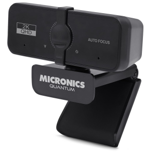 Camara Web Micronics Quantum 2560x1440 QHD, con Tripode, W700 / Micronics