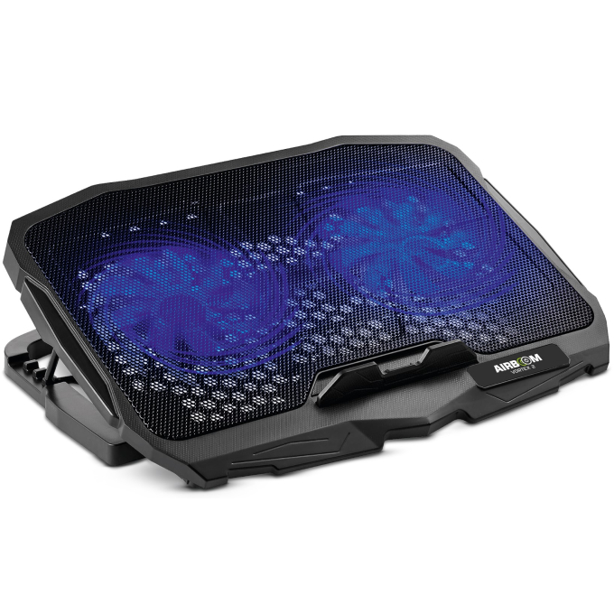 Cooler para Laptop Airboom Vortex 2, 2 ventiladores, AB007 / Airboom