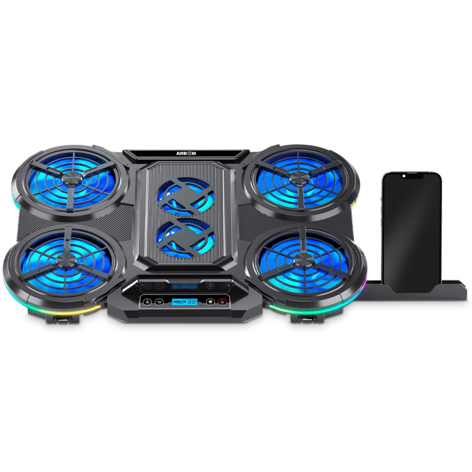 Cooler para Laptop Airboom Glacial 6, 6 Ventiladores, AB055 / Airboom