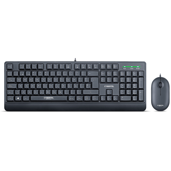 Kit Combo Teclado + Mouse Cybertel Mercury T100 USB / Cybertel