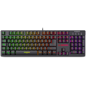 Teclado USB Micronics Neon Black RGB Gamer, K709RGB