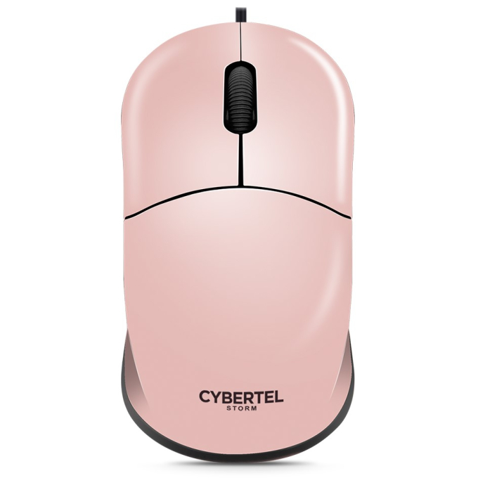 Mouse Cybertel Storm USB Rosa, M103 / Cybertel