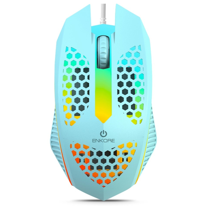 Mouse Enkore Levitron USB Celeste, EKM107C / Enkore