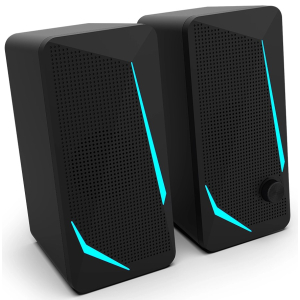 Parlantes 2.0 Micronics Challenger RGB 2.5pulgadas, S313 / Micronics