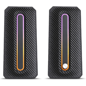 Parlantes 2.0 Micronics Titanium RGB 2.5pulgadas, S312 / Micronics