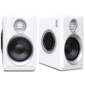 Parlantes 2.0 Micronics Iron White USB 2.75 RMS 10W, S314W
