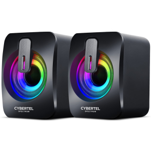 Parlantes 2.0 Cybertel Spectrum RGB 2pulgadas, S303 / Cybertel