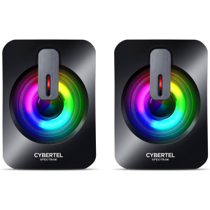 Parlantes 2.0 Cybertel Spectrum RGB 2pulgadas, S303 / Cybertel