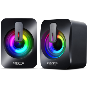 Parlantes 2.0 Cybertel Spectrum RGB 2, S303