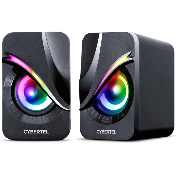 Parlantes 2.0 Cybertel Exxpert+ USB RGB 2pulgadas, S301U / Cybertel