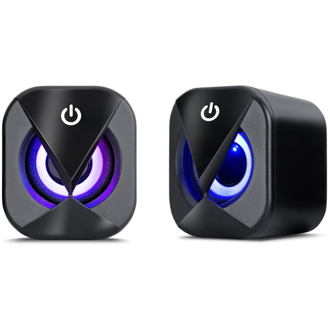 Parlantes 2.0 Enkore Bravio RGB 2pulgadas, ENS300 / Enkore