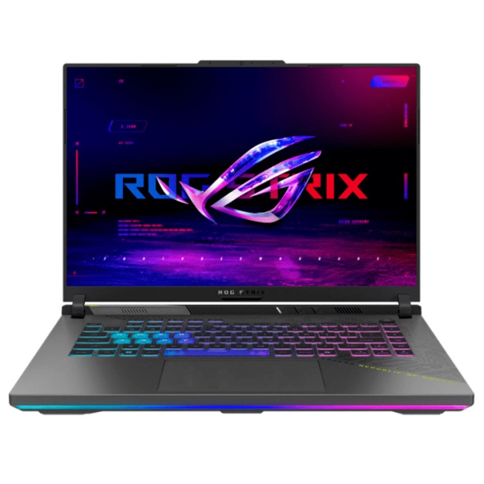 Laptop ASUS ROG G16, AMD Ryzen9 8940HX, Memoria RAM 16GB DDR5, Disco Solido 1TB SSD, RTX 5070 8GB, Pantalla 16pulgadas 1920x1200 WUXGA, G16 / ASUS