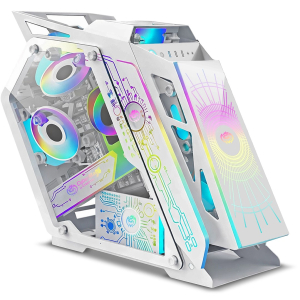 Case Cybertel Transformer White 6 Ventiladores ARGB, CBX8118W