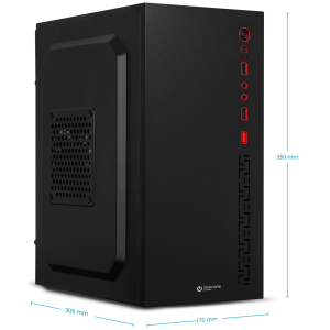 Case Enkore Ultra microATX con Fuente 230W y Ventilador 8 cm, ENC1001 / Enkore