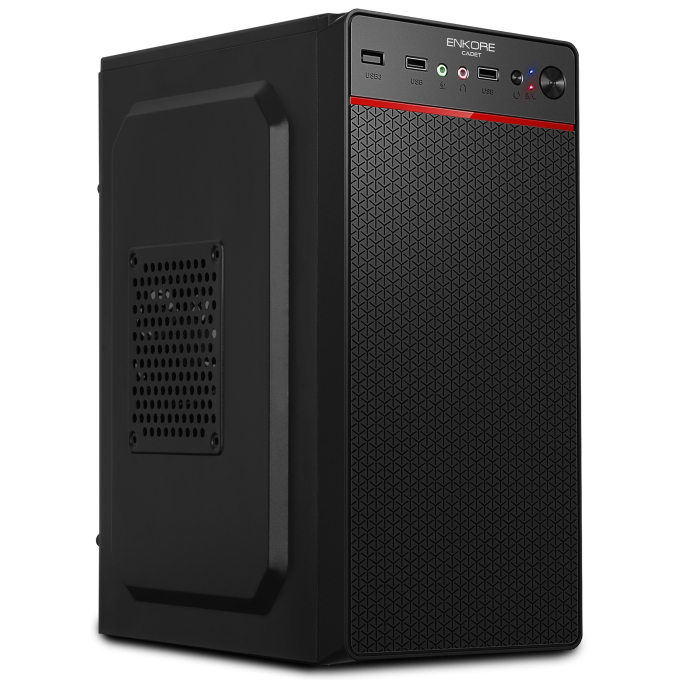 Case Enkore Cadet microATX con Fuente 230W y Ventilador 8 cm, ENC1002 / Enkore