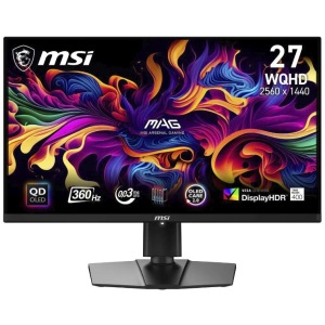 Monitor MSI MAG 26.5 QD-OLED 2560x1440 360Hz 0.03ms, Gamer, MAG 271QPX QD-OLED