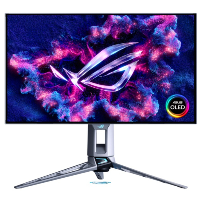 Monitor ASUS ROG OLED 26.5pulgadas WOLED 2560x1440 540Hz/720Hz 0.02ms, Gamer, PG27AQWP-W / Asus