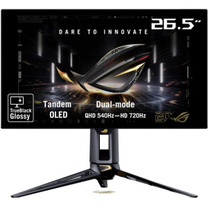 Monitor ASUS ROG Swift OLED 26.5 QHD 2560x1440 WOLED 540Hz/720Hz 0.02ms, Gamer, PG27AQWP-G
