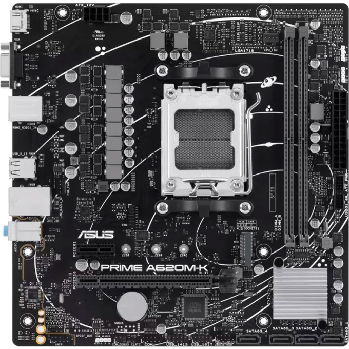 Placa Madre ASUS Prime A620AM-K DDR5 / Asus