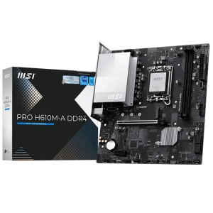 Placa Madre MSI PRO H610M-A DDR4 Intel H610 LGA1700 mATX / MSI