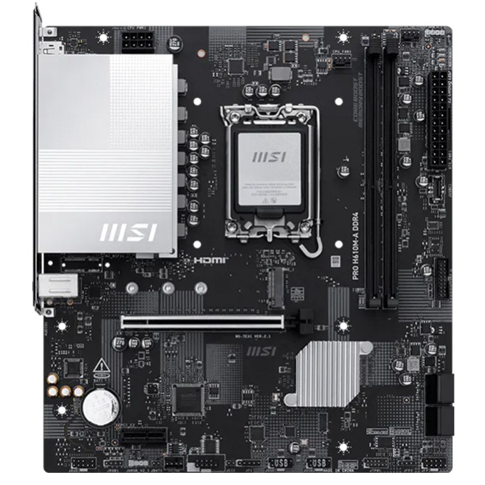 Placa Madre MSI PRO H610M-A DDR4 Intel H610 LGA1700 mATX / MSI