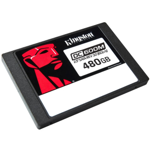 Disco Solido Kingston DC600M 480GB 2.5pulgadas SATA 6Gb/s, Servidor, 560MB/s, 1 DWPD, Servidor Dispositivo compatible, 876TBW / Kingston