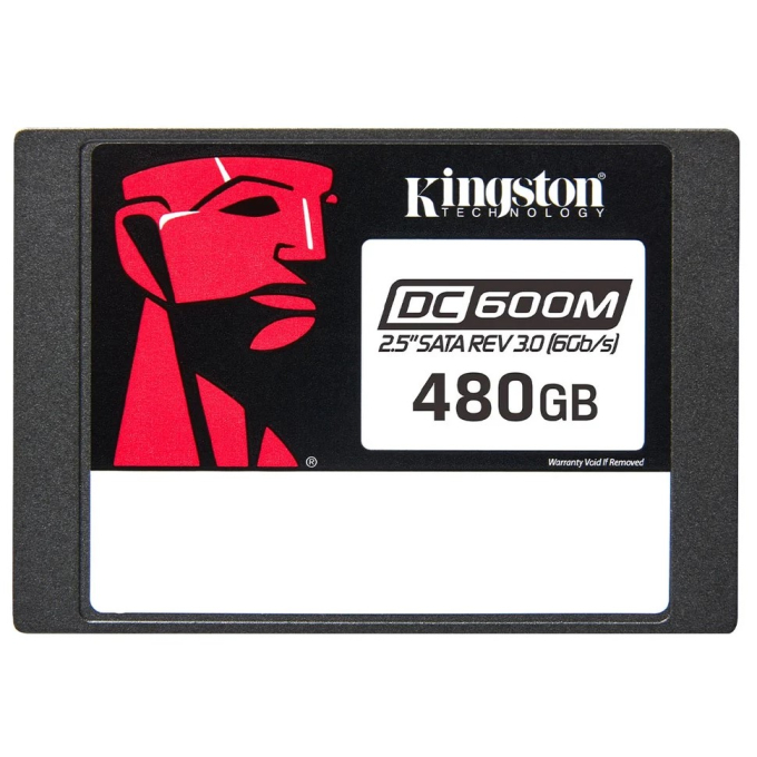 Disco Solido Kingston DC600M 480GB 2.5pulgadas SATA 6Gb/s, Servidor, 560MB/s, 1 DWPD, Servidor Dispositivo compatible, 876TBW / Kingston