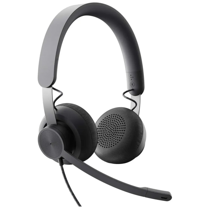 Audifonos con Microfono Logitech Zone Wired B2B, USB/USB-C, Microsoft Teams, Black, 981-000871 / LOGITECH
