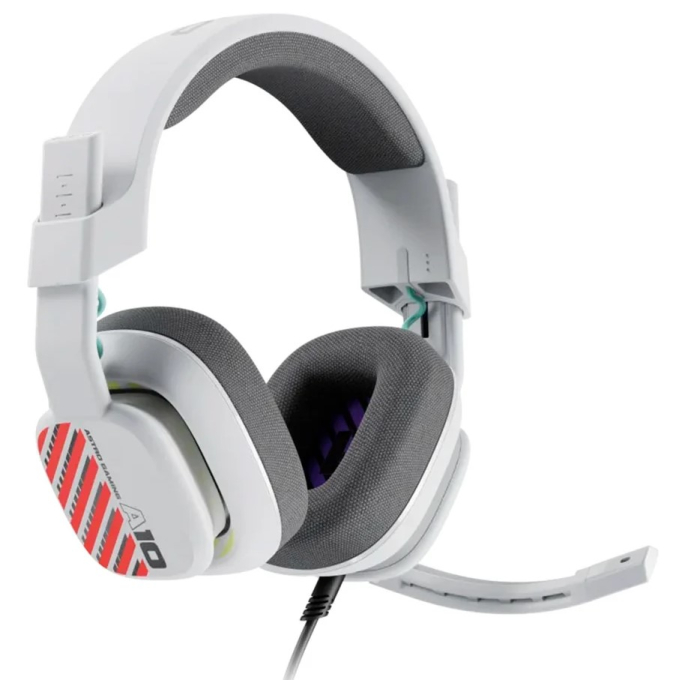Audifonos con Microfono Logitech G Astro A10 G2, Multiplataforma PC/Mac/PS5/Xbox/Switch White, Gamer, 939-002062 / LOGITECH