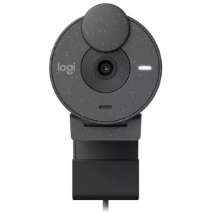 Camara Web Logitech Brio 300 Full HD 1080p USB-C Black, 960-001413 / LOGITECH