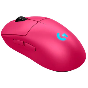 Mouse Logitech G Pro 2 LIGHTSPEED Wireless HERO 2 44K LIGHTFORCE LIGHTSYNC RGB Magenta, Gamer, 910-007291 / LOGITECH