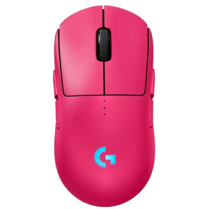 Mouse Logitech G Pro 2 LIGHTSPEED Wireless HERO 2 44K LIGHTFORCE LIGHTSYNC RGB Magenta, Gamer, 910-007291