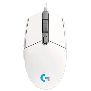 Mouse Gamer Logitech G203 LIGHTSYNC ?ptico 8000 DPI RGB White, Gamer, 910-005791-P / LOGITECH