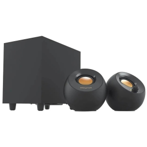 Parlante Creative Pebble Plus 2.1 8W/16W 3.5mm USB Black, 51MF0480AA000 / CREATIVE